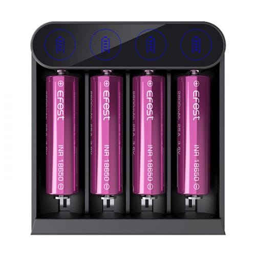 Experience efficient and reliable charging with the Efest Slim K4 Battery Charger.