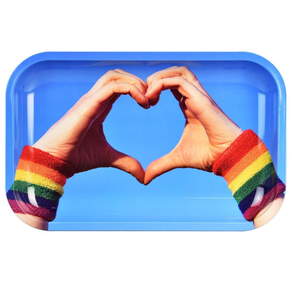Equality Heart Hands Rolling Tray by Pulsar