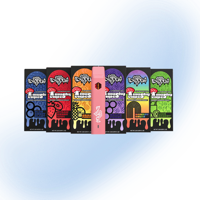 Exodus Mushy Vapes Premium Mushroom Extract 2.2 Gram Disposable - Flavors
