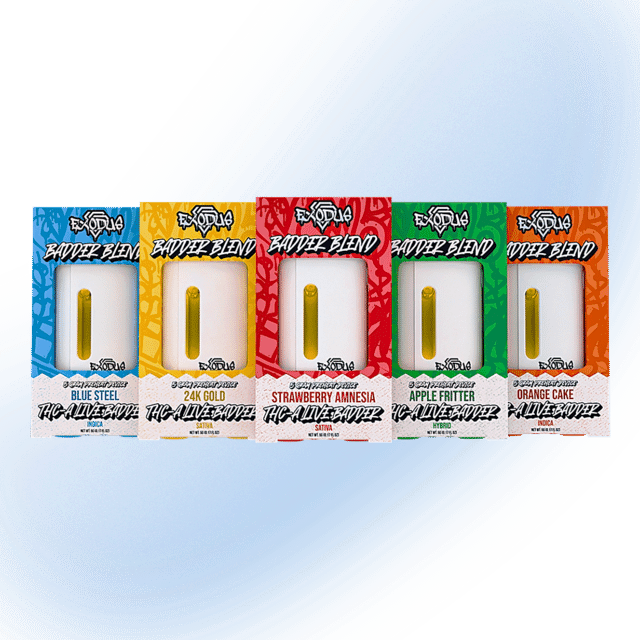 Exodus Live Badder Blend 5 Gram THC-A Disposable Collection