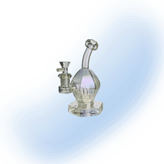 It features a unique facet circ perc design that provides a smooth and flavorful smoking experience. The iridescent gem finish adds a touch of elegance and beauty