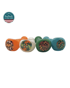 Frit Wigwag Glass Hand Pipe Second Tier by CannaDevices