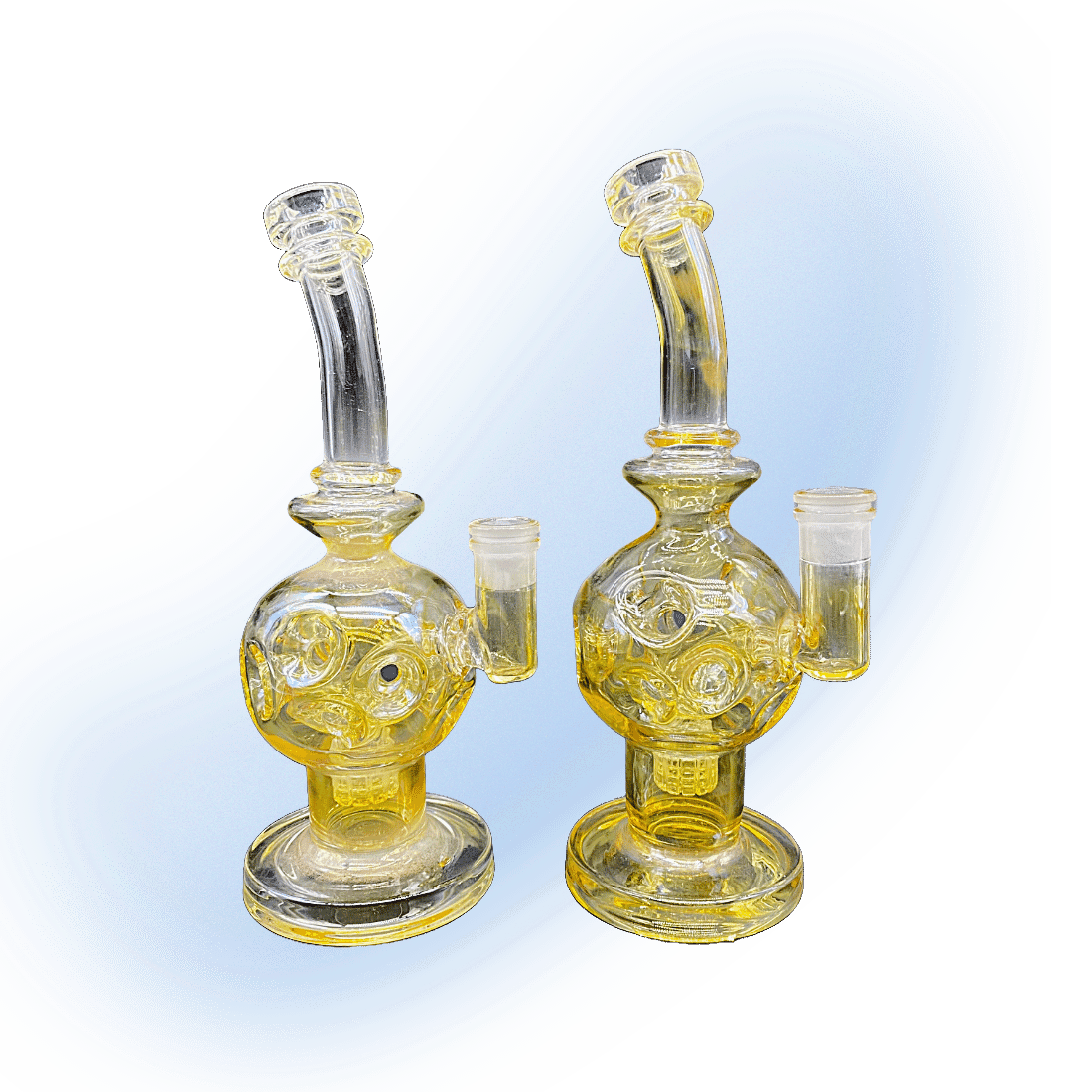 Fumed Glass Fab Egg Dab Rig 