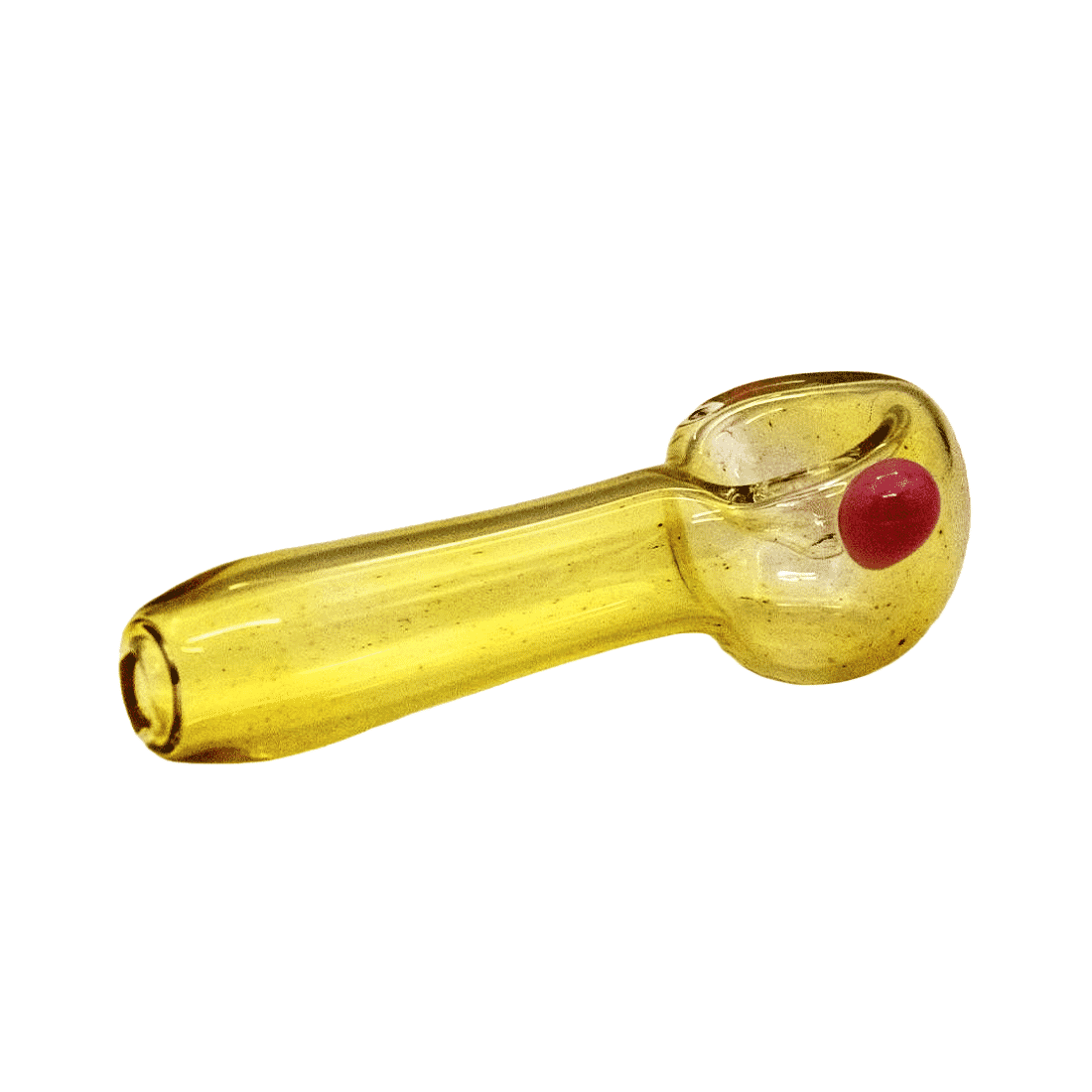 Fumed Glass Color Dot Spoon Pipe by Brickyard