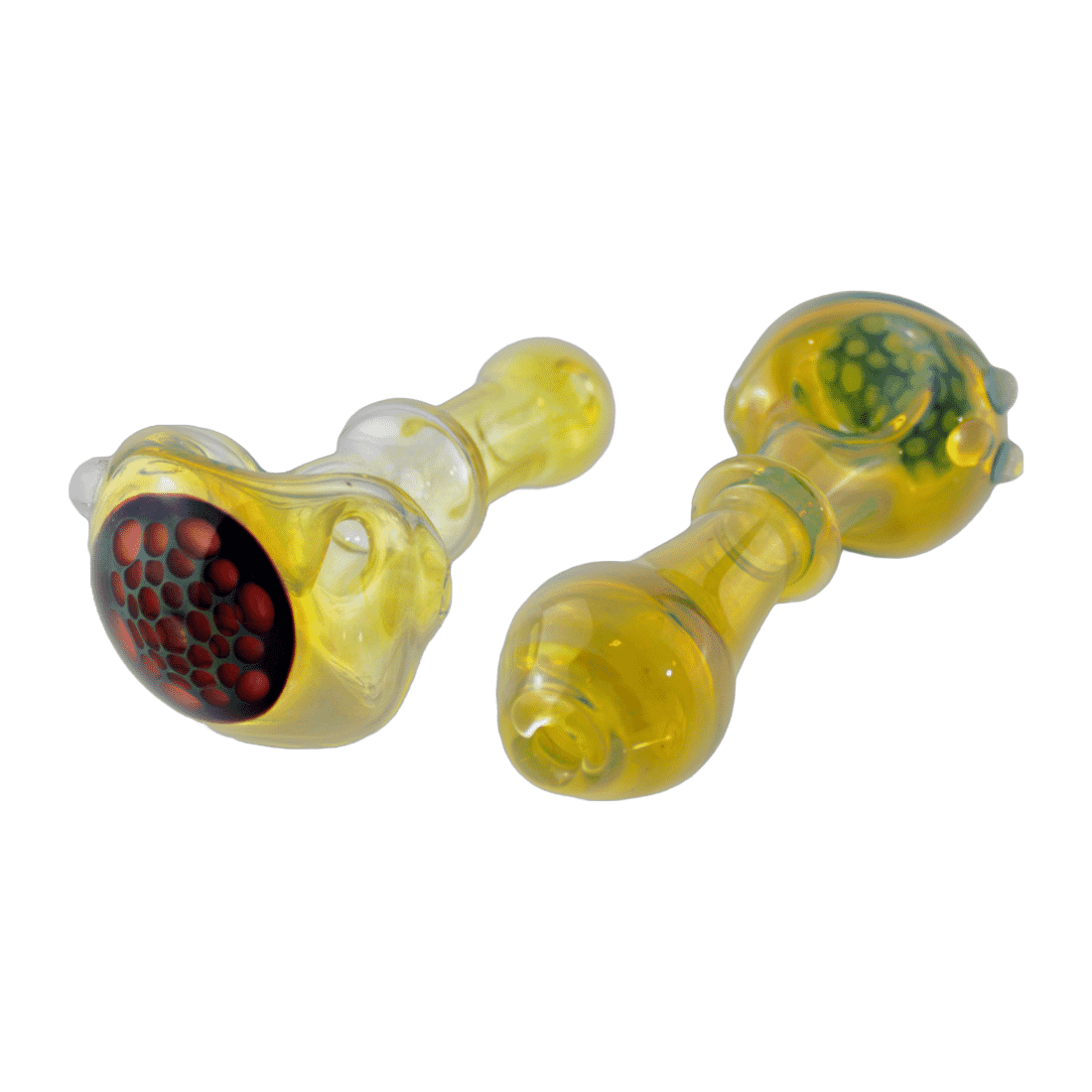 Fumed Honeycomb Glass Hand Pipe | CannaDevices | upperlimitsinc.com