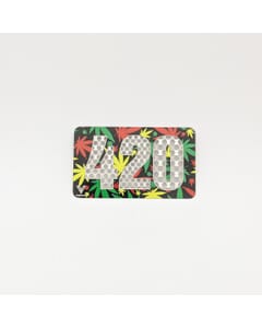 420 Rasta Grinder Card by V Syndicate