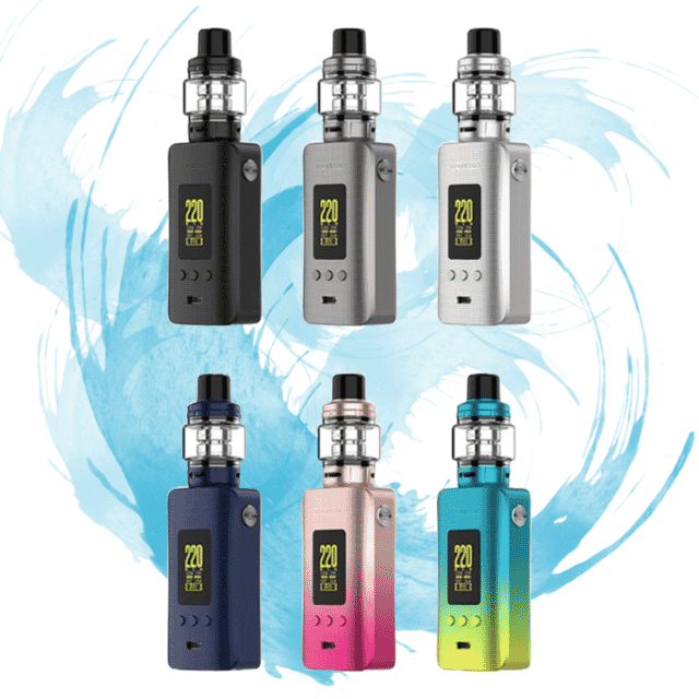 Vaporesso GEN 200 Kit 220W dual battery vape mod with iTank and GTi mesh coils