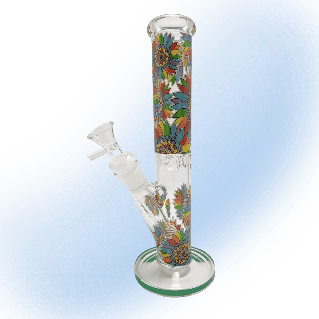 10" Geo Flower Glass Bong | 38mm
