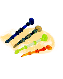 Carb Cap Glass Marea Dabber by ArtistPipes | upperlimitsinc.com