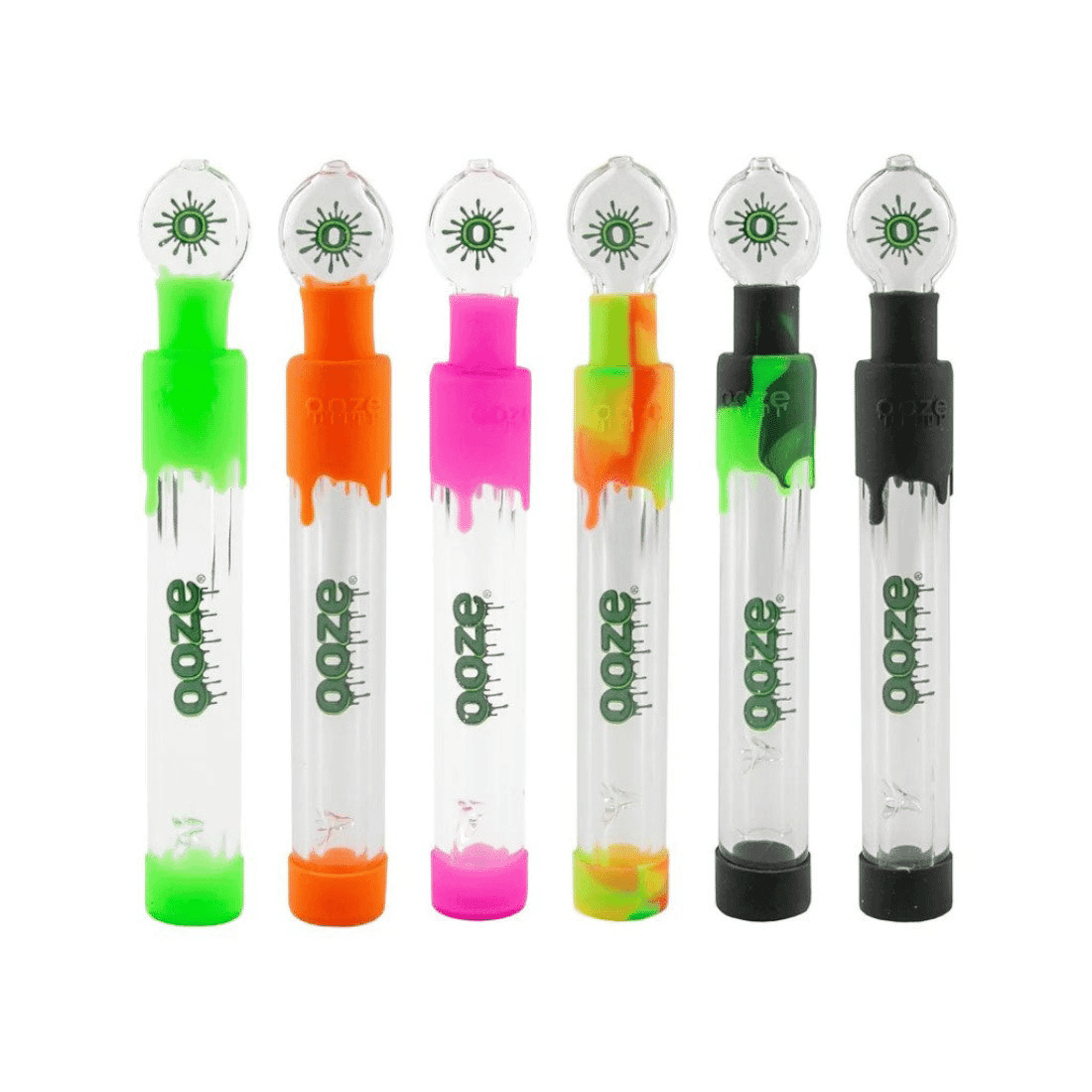 Slider glass blunt ooze easy to use glass blunt with sliding feature for ease of use comes in multiple colors!