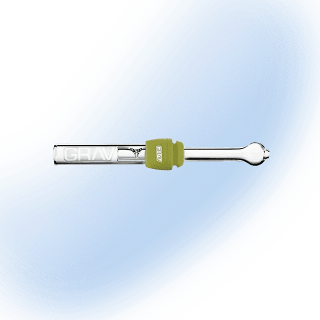 GRAV® Glass Blunt With Silicone Grommet – Avocado Green