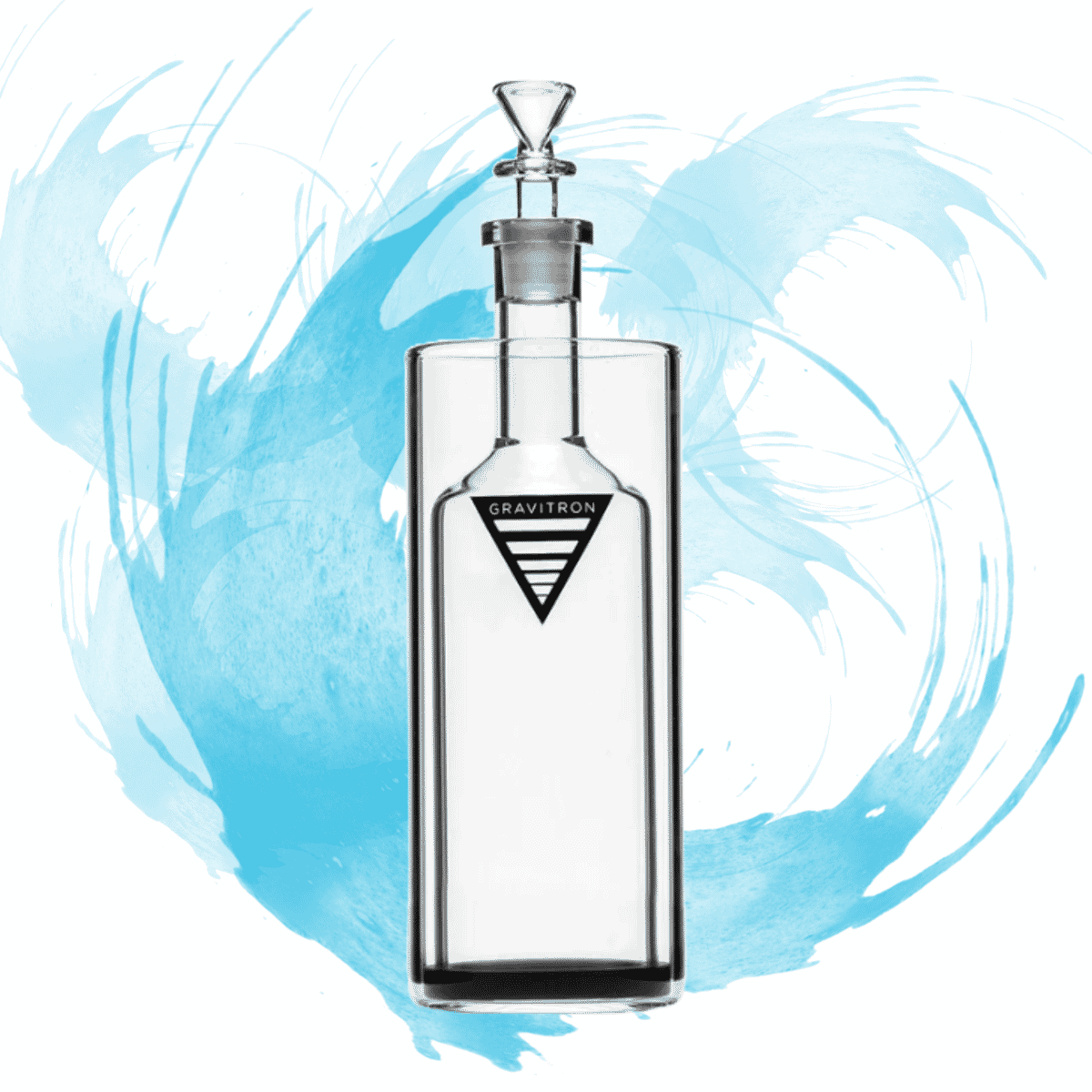 GRAV® Large Gravitron – heavy-duty glass gravity bong with 5mm borosilicate glass, 19mm bowl, and sealed smoke system for massive, pressurized hits.