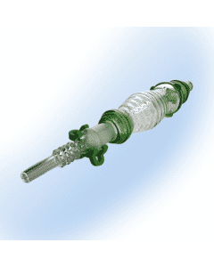 Hive Glass Dab Collector Kit | Green Collector with Quartz Attachment