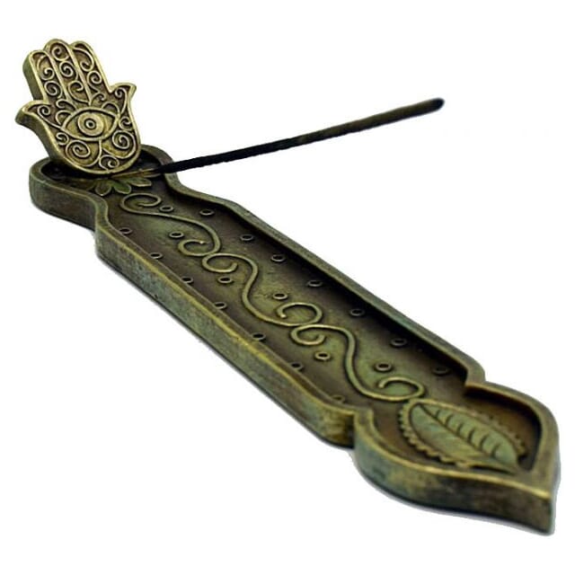 Hamsa Hand Incense Burner by Import