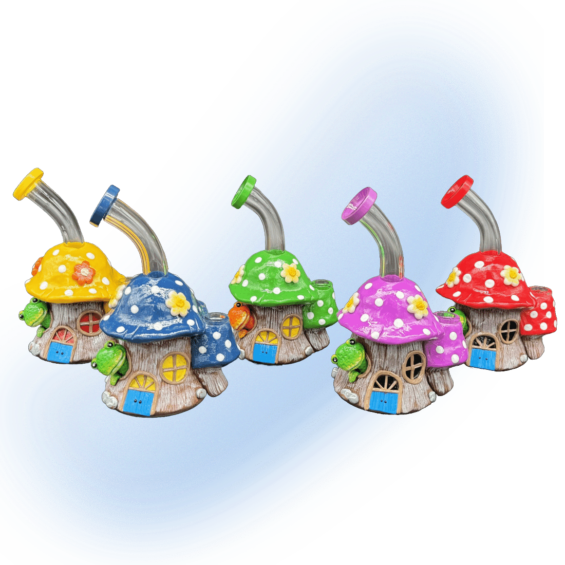 3D Mushroom Showerhead Banger Hanger Glass Rig