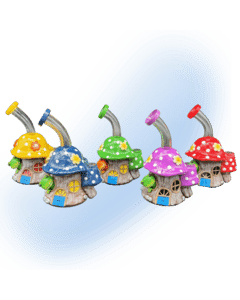 3D Mushroom Showerhead Banger Hanger Glass Rig