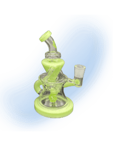 Colored Glass Banger Hanger Recycler | 10mm | Glasshouse