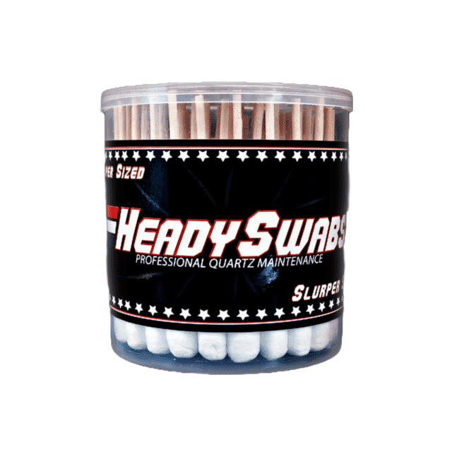 Organic Cotton Slurper Swabs by Heady Swabs | Available in 30 and 60 Count | upperlimitsinc.com