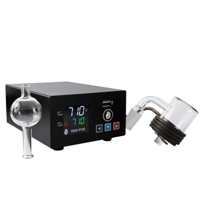 LCD E-Nail Banger Kit by High Five (Shatter Black)