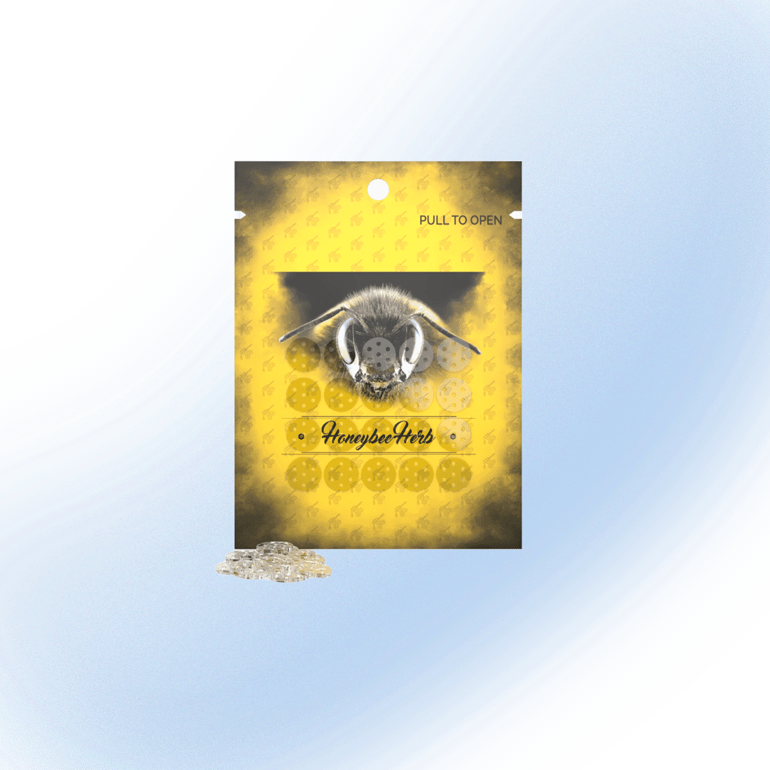 Glass Honeycomb Flower Bowl Pipe Screens (20 Pack)