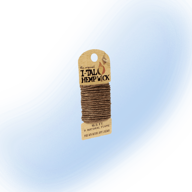 I-Tal Rolled Hemp Wick - Large