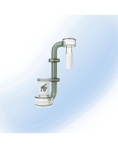 J Drop Down Adapter | Honeybee Herb - 14mm 90° Green Reclaim Catcher