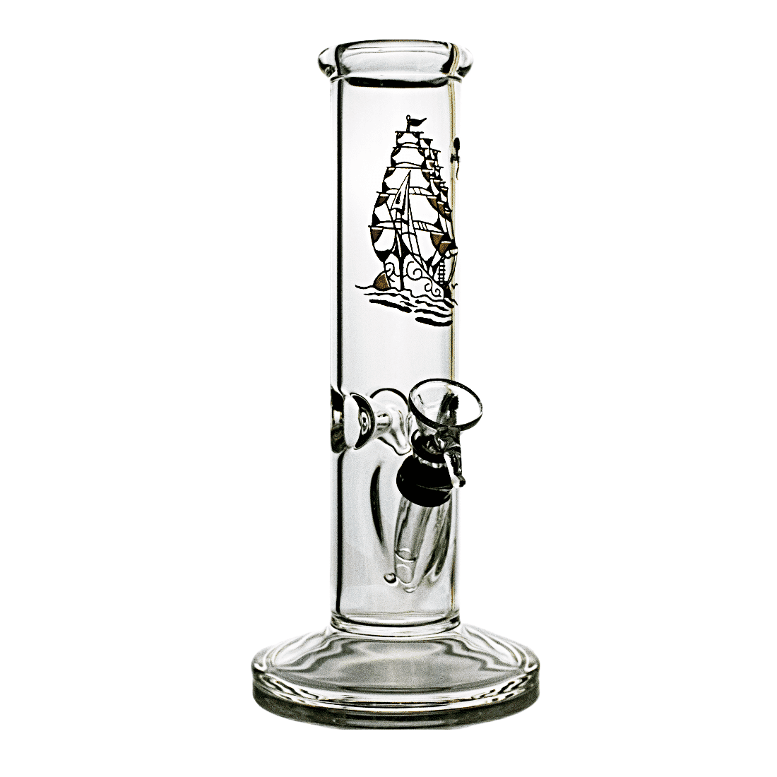 Ship Tattoo Design Glass Beaker Water Pipe | Jellyfish Glass