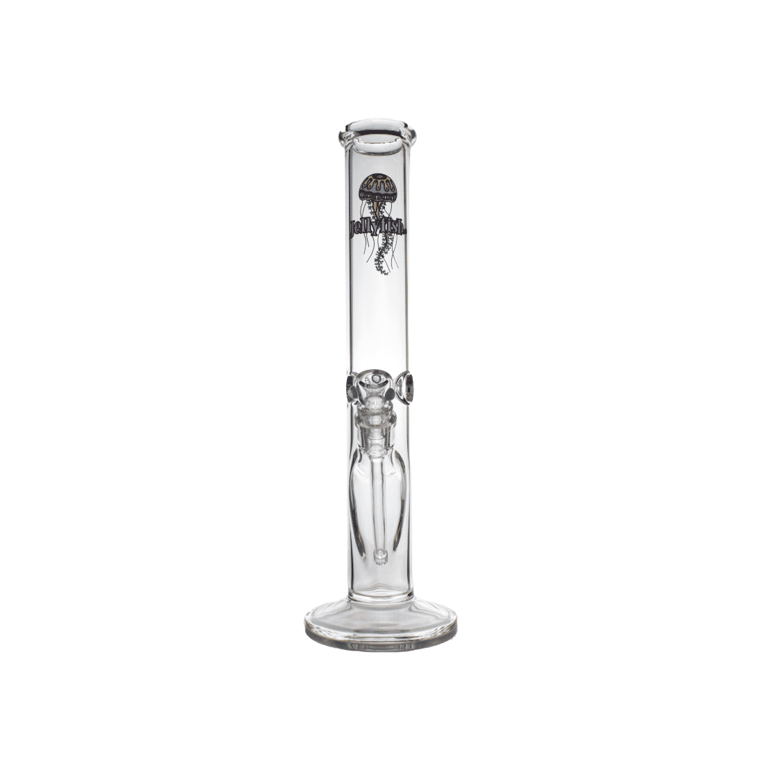 15" Straight Tube Glass WaterPipe by JellyFish Glass 