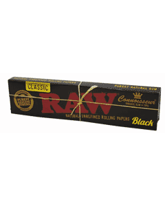 connoisseur kingsize slim black classic papers raw