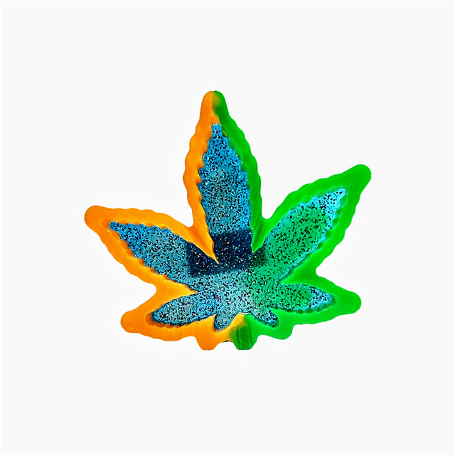 Large Handmade Pot Leaf Ashtray by SEA Acrylics