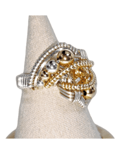 Mini Future Tech Gem Ring Wrap by J Burruss | Lemon Citrine