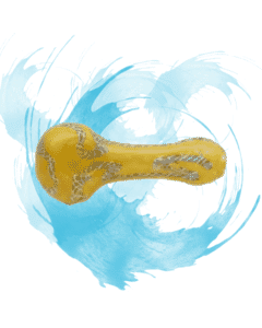 Lined Glass Spoon by Import