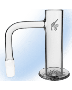 Long Neck Beehive Blender Quartz Banger on white background