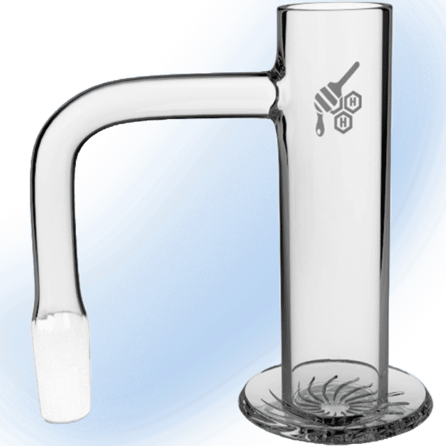 Long Neck Beehive Blender Quartz Banger on white background