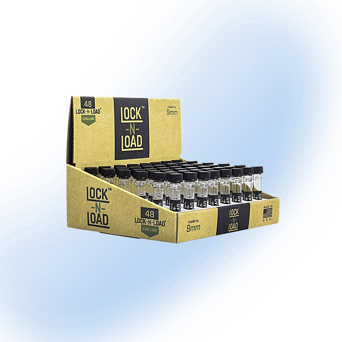 Lock N Load Glass Chillum Pipe