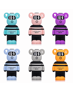 Lookah Bear 510 cartridge vaporizer in various colors
