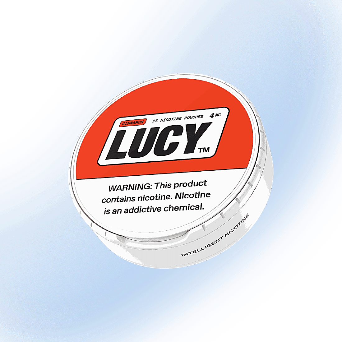 LUCY Nicotine Pouches | 15 Count Can | Cinnamon 4mg