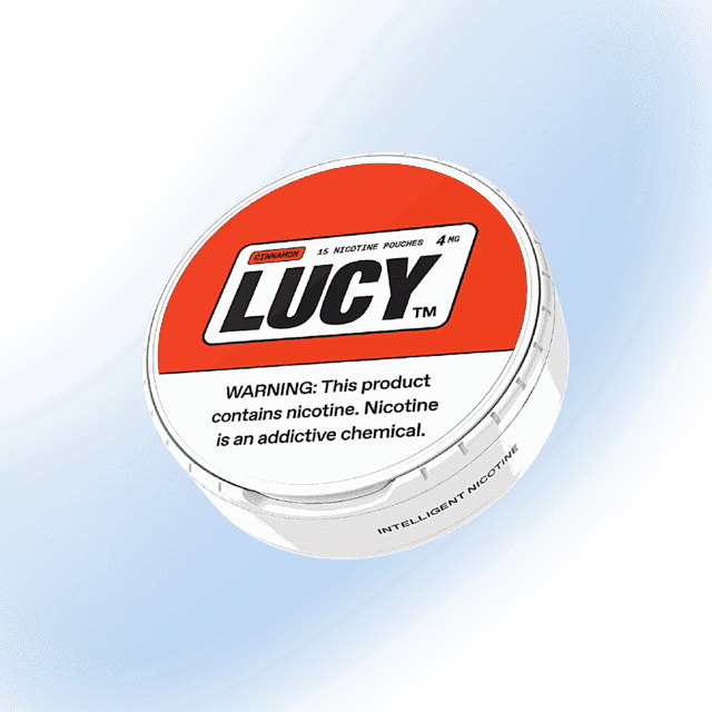 LUCY Nicotine Pouches | 15 Count Can | Cinnamon 4mg