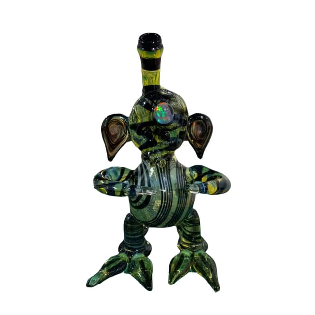 Slyme Munny Pipe by Artist Pipes - Front
