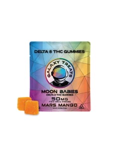 Moon Babies Delta 8 Gummies by Galaxy Treats 2pk (Mars Mango)