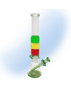 Freezable Glycerin Neck Thick Glass Bong - 14.5"