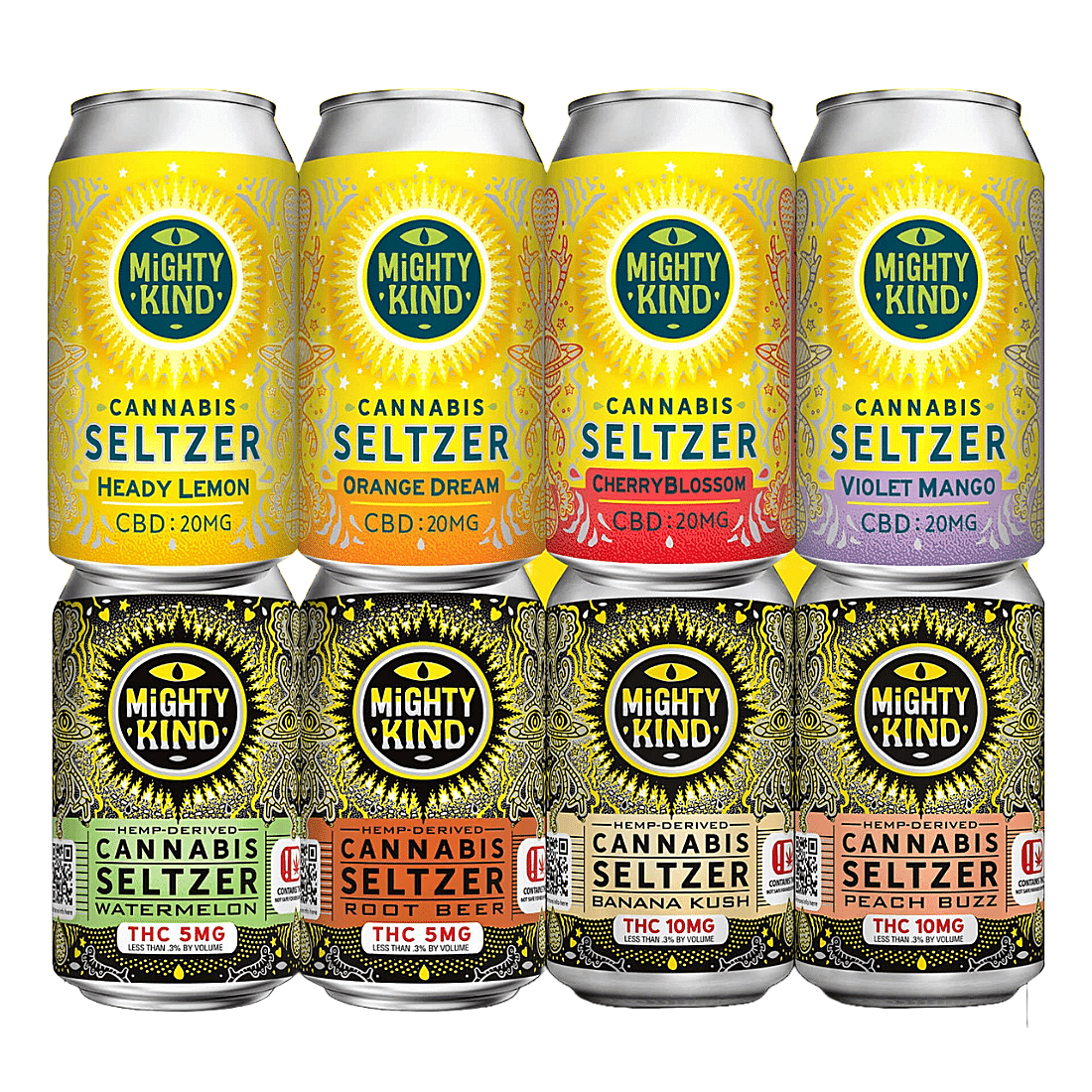 Delta 9 Seltzer| Mighty Kind | Mango | 10mg