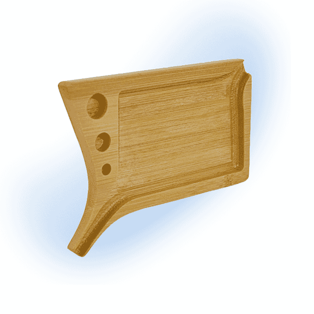 Mini Bamboo Rolling Tray Cone Filler - Compact & Eco-Friendly Rolling Solution