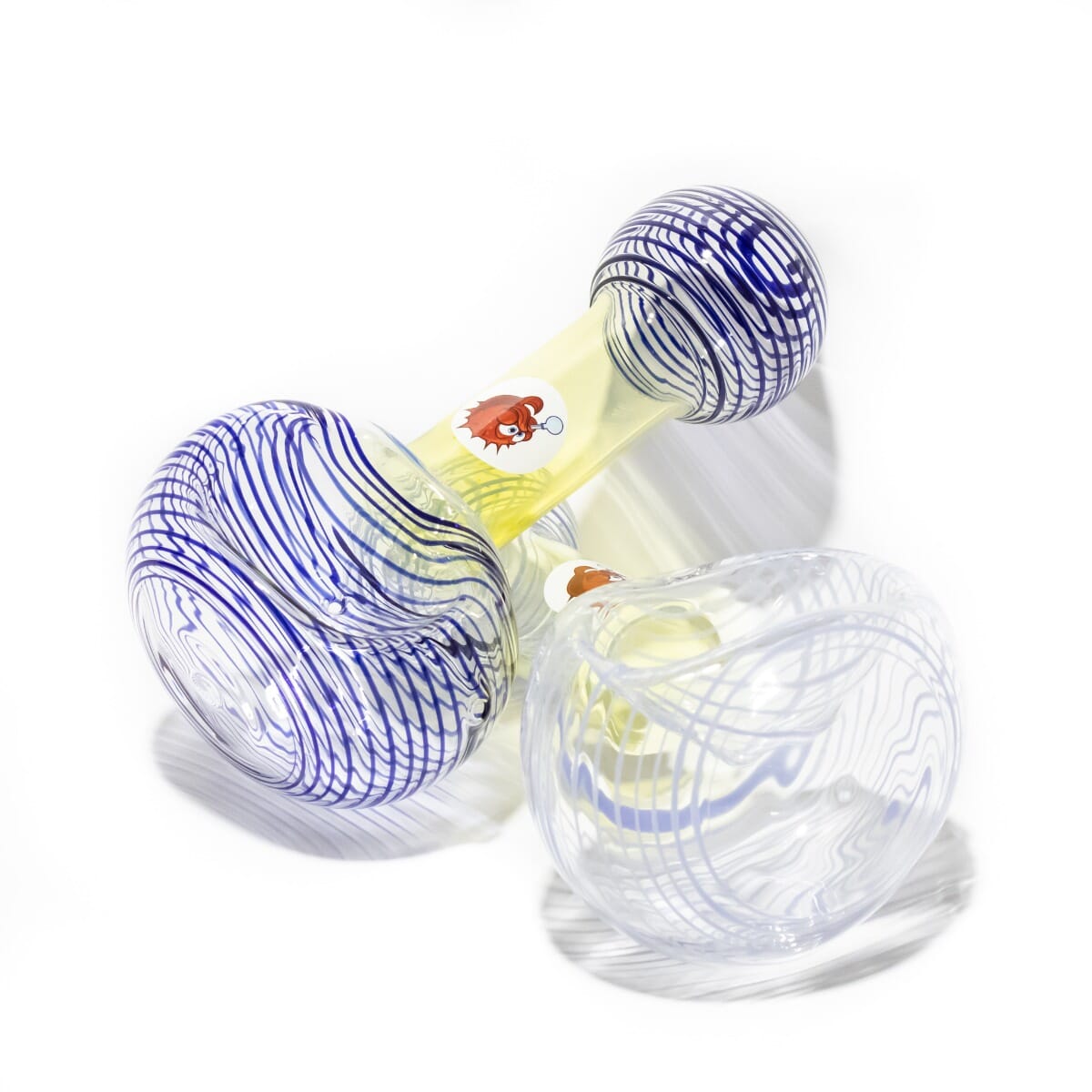 Mini Jumbo Hand Pipe by Blowfish Glassworks