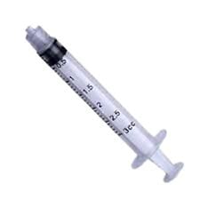 Syringe 3cc Luer Lock 3ml