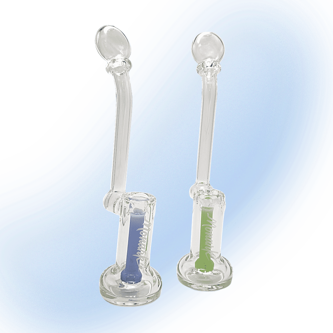 Monark Glass Standing Showerhead Bubbler | 8"