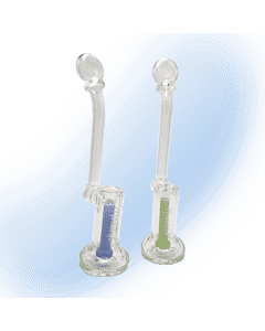 Monark Glass Standing Showerhead Bubbler | 8"