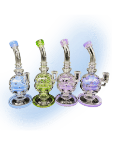 Matrix Egg Color Glass Dab Rig | Assorted Colors