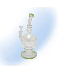 Monark Glass XXL F Egg Recycler Dab Rig | 13"