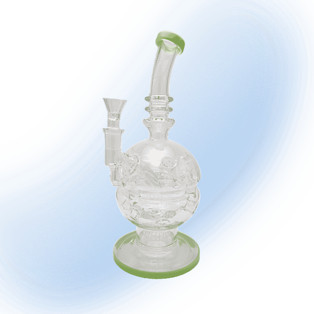 Monark Glass XXL F Egg Recycler Dab Rig | 13"